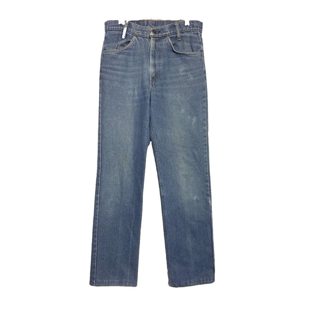 Levi's 719-0617 Orange Tab Student Jeans 29x28 USA Straight Leg 70s Vintage